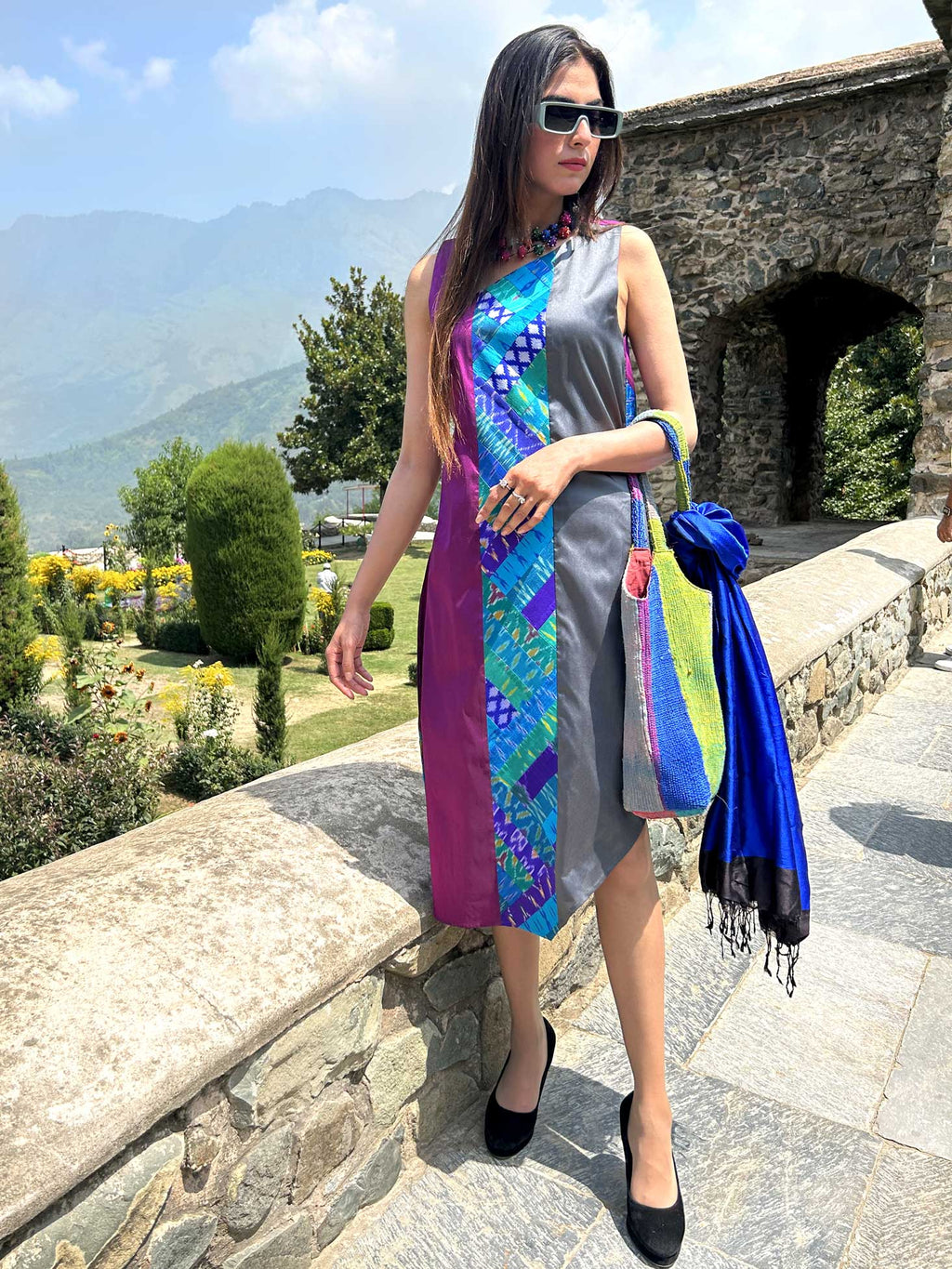 Kashmir Silk Gown