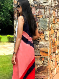 MAXINE MONDRIAN HAND WOVEN COTTON DERBY DRESS