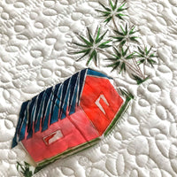 NORMAN NAUTICAL PANORAMA 6 PIECE QUILTED BEDCOVER SET