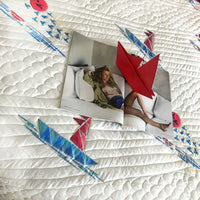 NATHAN NAUTICAL PANORAMA 6 PIECE QUILTED BEDCOVER SET