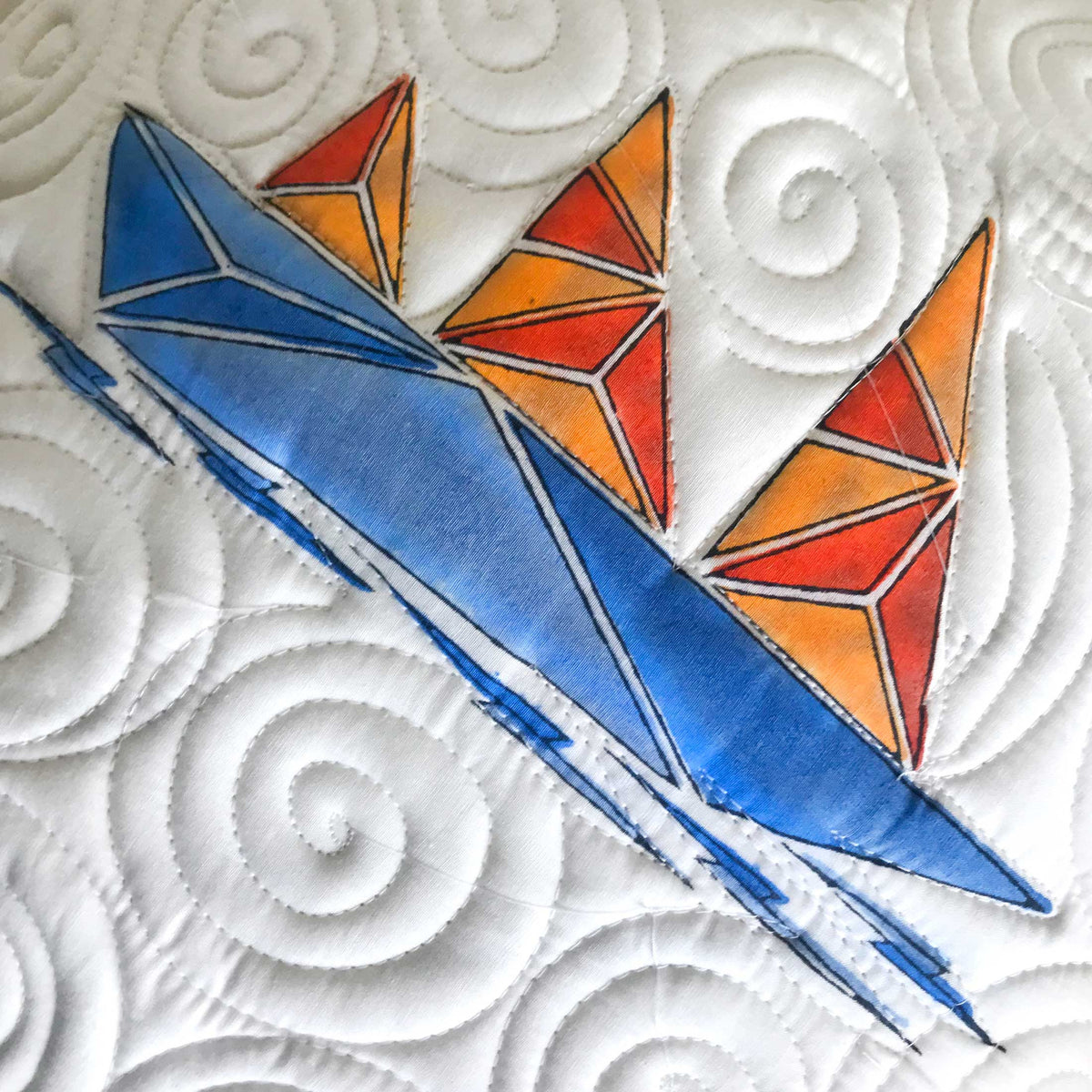 NEWTON NAUTICAL PANORAMA 6 PIECE QUILTED BEDCOVER SET