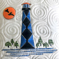 NEWTON NAUTICAL PANORAMA 6 PIECE QUILTED BEDCOVER SET