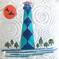 NICKOLAS NAUTICAL PANORAMA 6 PIECE QUILTED BEDCOVER SET