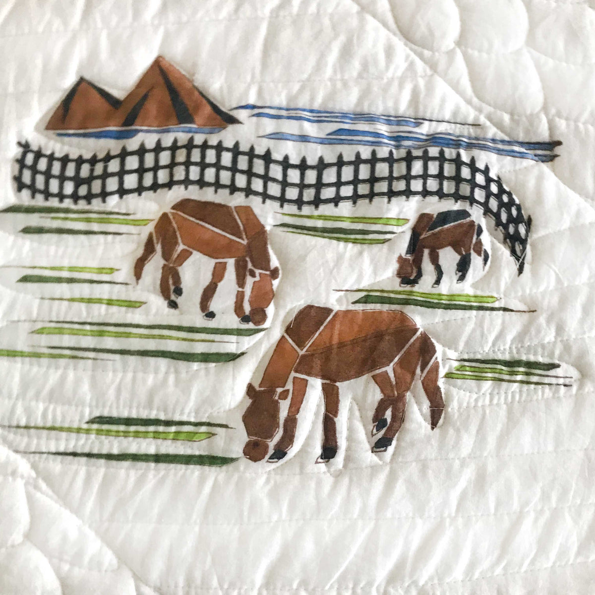 NATE NAUTICAL PANORAMA 6 PIECE QUILTED BEDCOVER SET