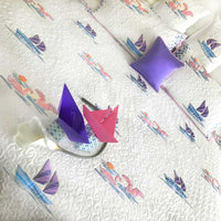 NOELLE NAUTICAL PANORAMA 6 PIECE QUILTED BEDCOVER SET