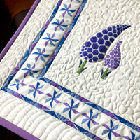PAIGE PARISIAN PANACHE ILLUMINOUS LAVENDER 6 PIECE QUILTED BEDCOVER SET