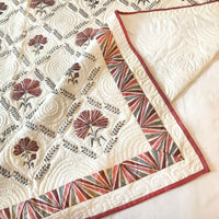 PALOMA PARISIAN PANACHE VINEYARD RED  6 PIECE QUILTED BEDCOVER SET