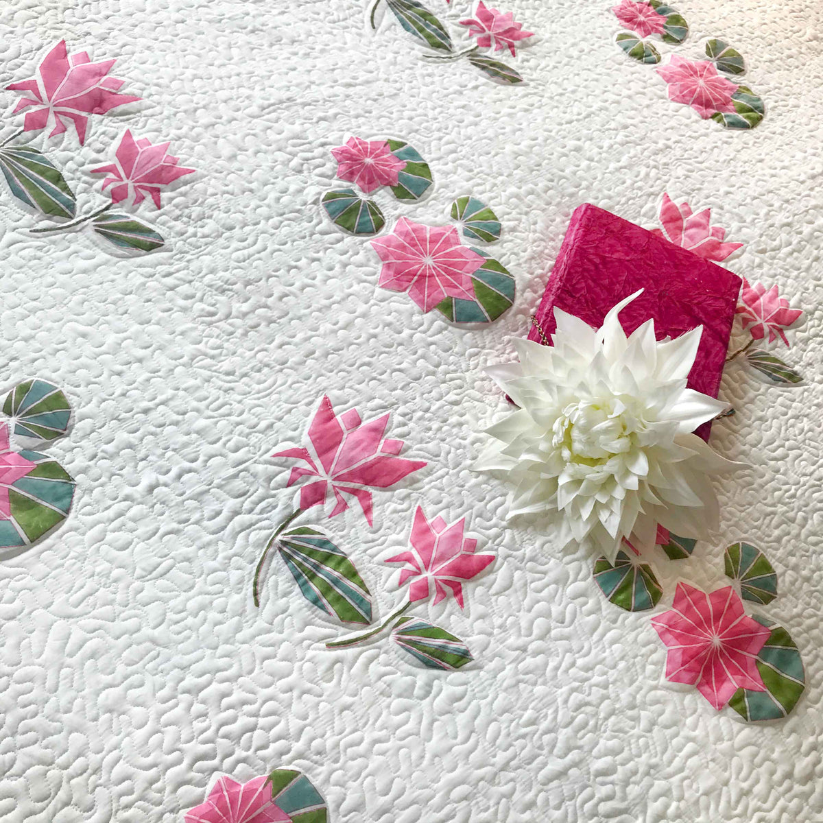 PAULINE PARISIAN PANACHE PASSIONATE PINK 6 PIECE QUILTED BEDCOVER SET