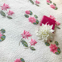 PAULINE PARISIAN PANACHE PASSIONATE PINK 6 PIECE QUILTED BEDCOVER SET