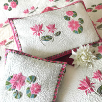 PAULINE PARISIAN PANACHE PASSIONATE PINK 6 PIECE QUILTED BEDCOVER SET