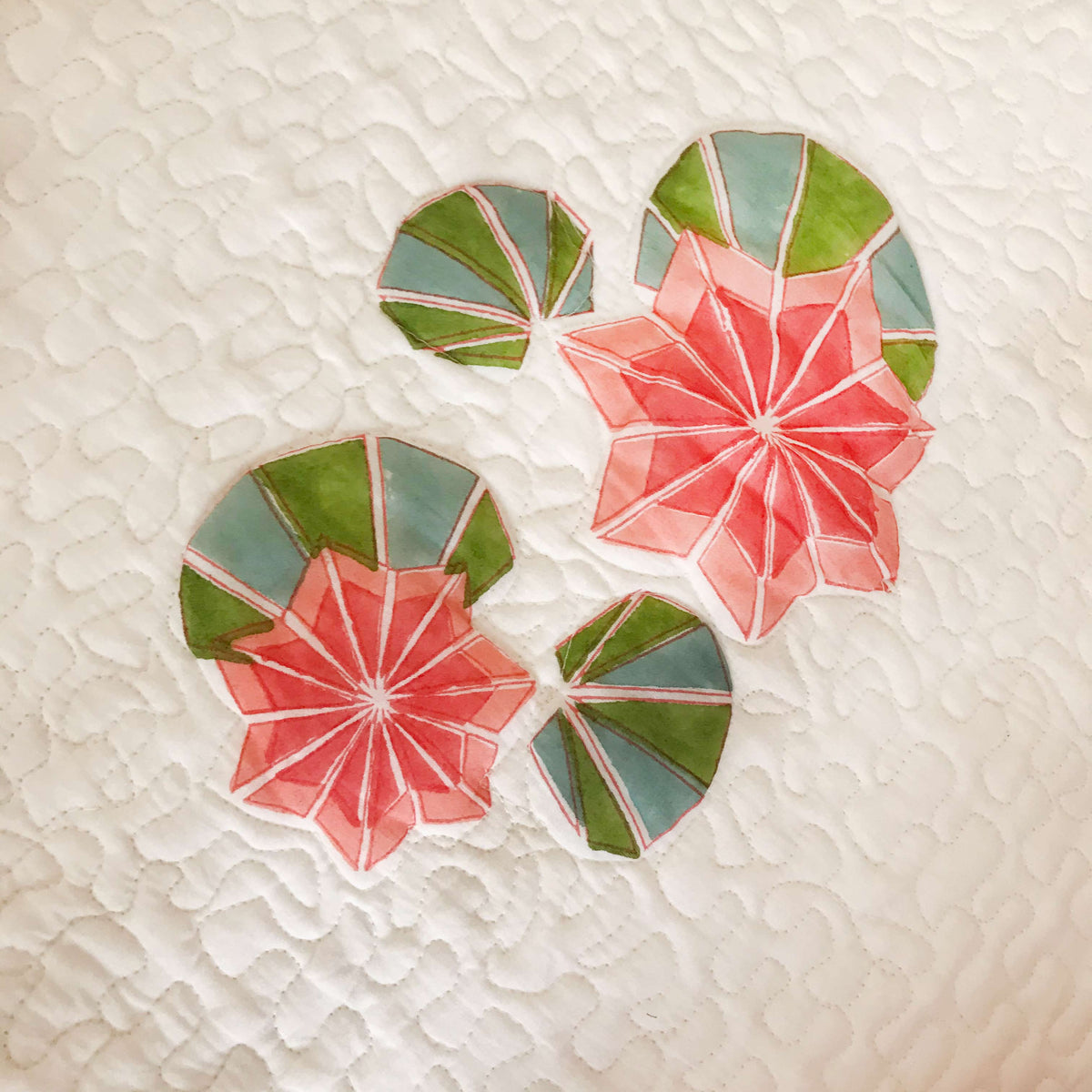 PENELOPE PARISIAN PANACHE RAVISHING PEACH 6 PIECE QUILTED BEDCOVER SET