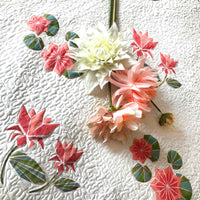 PENELOPE PARISIAN PANACHE RAVISHING PEACH 6 PIECE QUILTED BEDCOVER SET