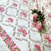 PIPPA PARISIAN PANACHE FUSCHIA PINK 6 PIECE QUILTED BEDCOVER SET