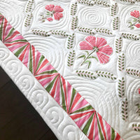 PIPPA PARISIAN PANACHE FUSCHIA PINK 6 PIECE QUILTED BEDCOVER SET