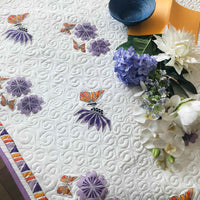 PRESTON PARISIAN PANACHE LIVELY LAVENDER 6 PIECE QUILTED BEDCOVER SET