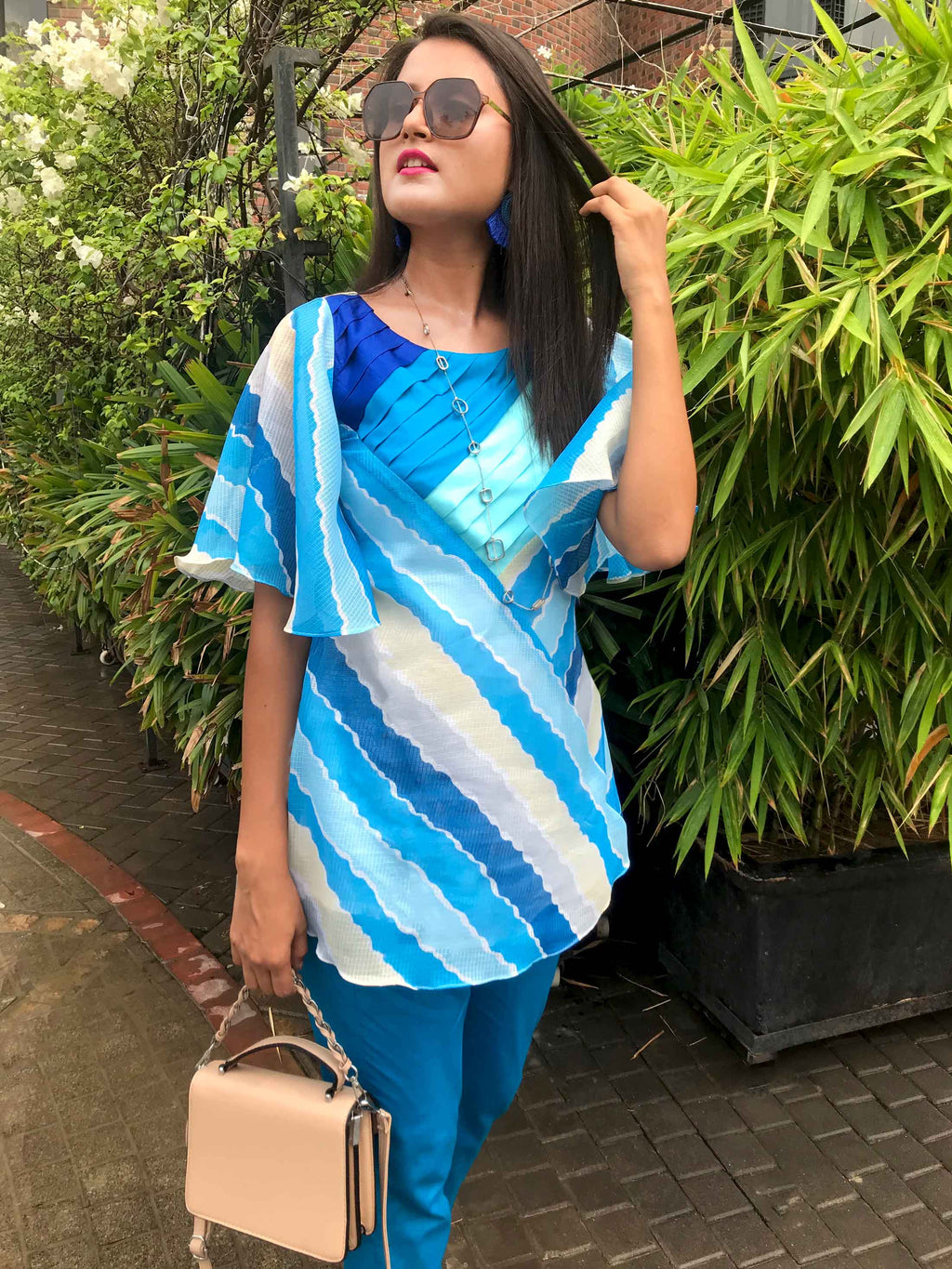 Off-white Scarf Kota Doria Silk