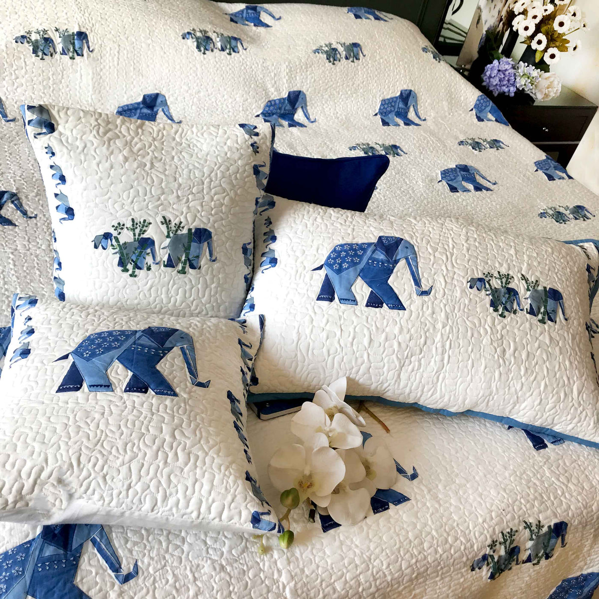 WAYNE WONDERFUL WORLD 6 PIECE QUILTED BEDCOVER SET