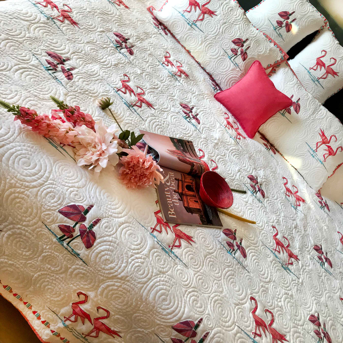 WENDY WONDERFUL WORLD 6 PIECE QUILTED BEDCOVER SET