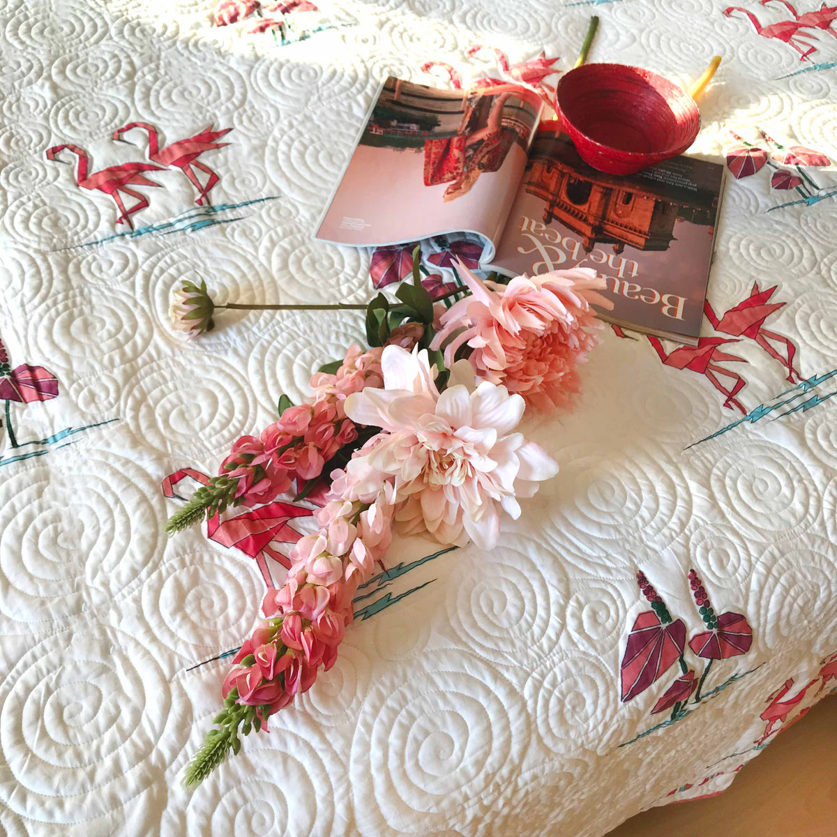 WENDY WONDERFUL WORLD 6 PIECE QUILTED BEDCOVER SET