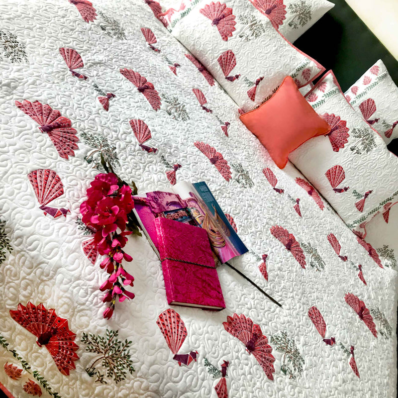 WILBUR WONDERFUL WORLD 6 PIECE QUILTED BEDCOVER SET