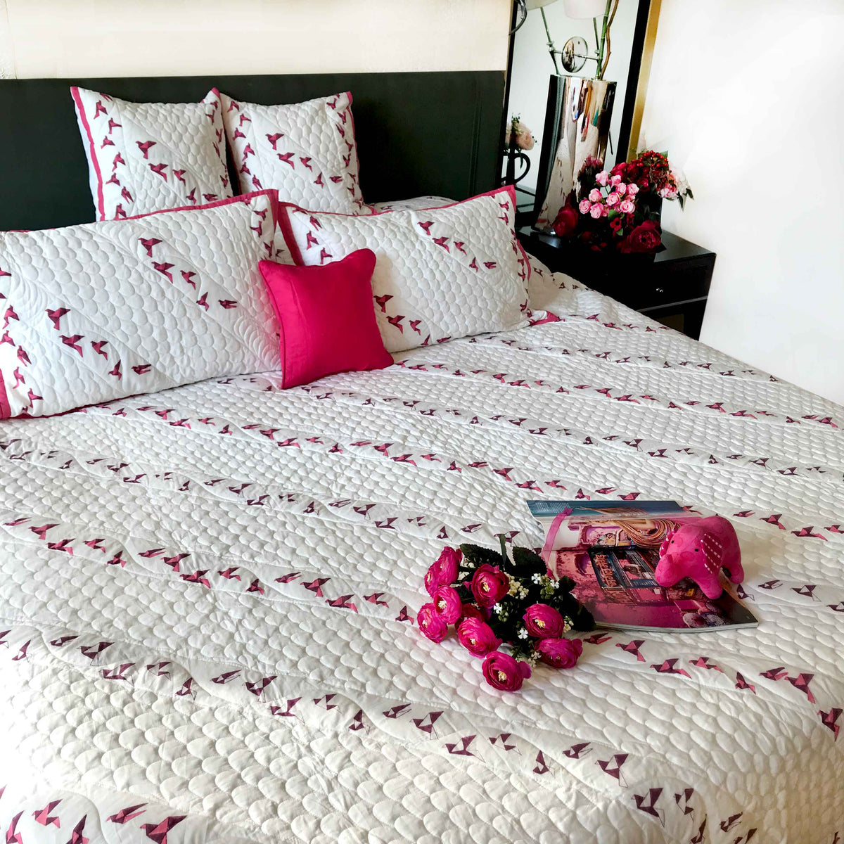 WILLEMINA WONDERFUL WORLD 6 PIECE QUILTED BEDCOVER SET