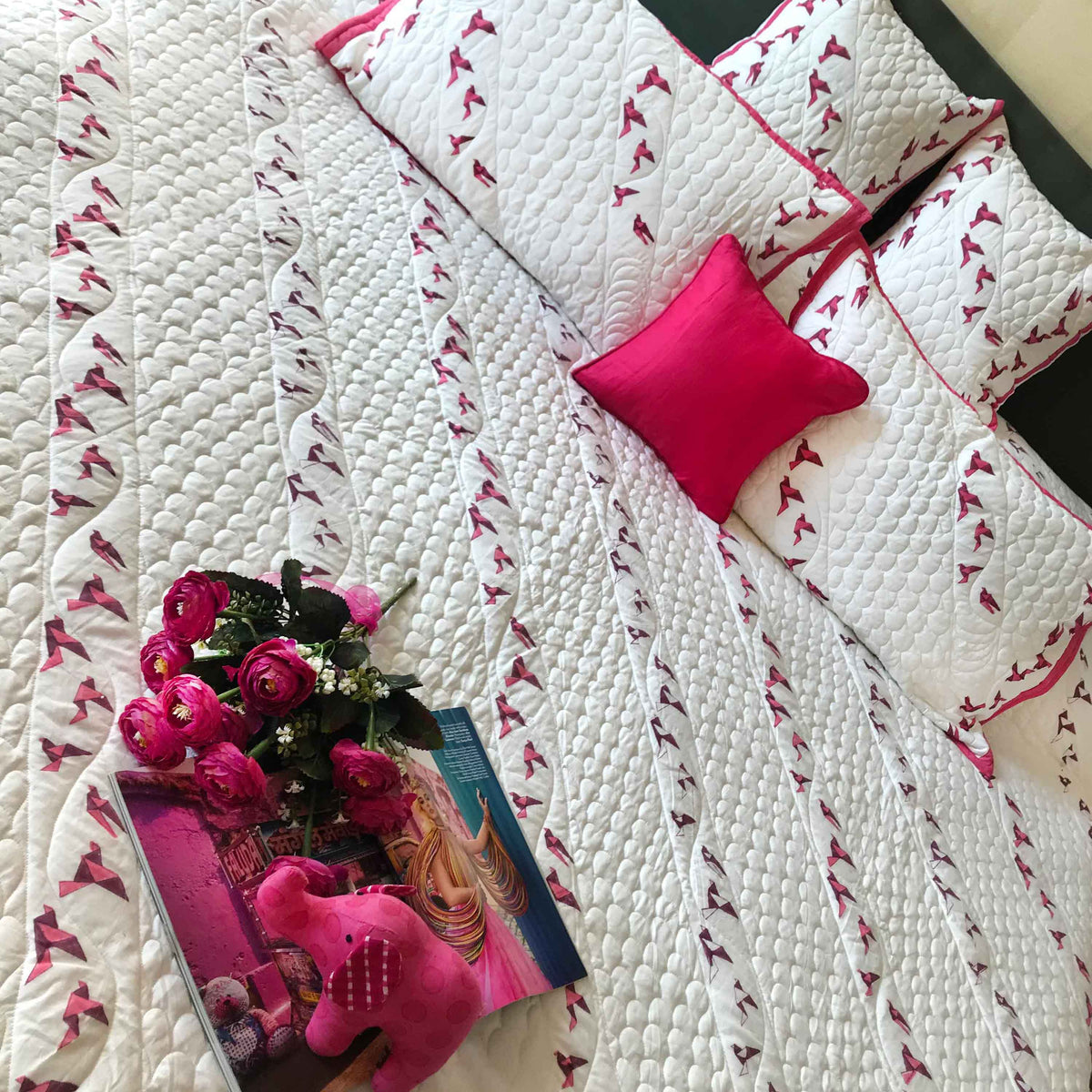 WILLEMINA WONDERFUL WORLD 6 PIECE QUILTED BEDCOVER SET