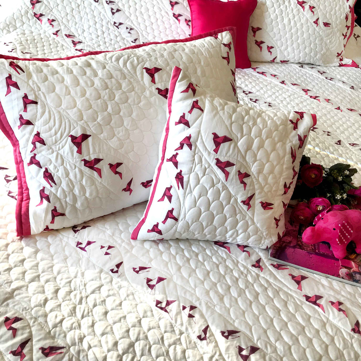 WILLEMINA WONDERFUL WORLD 6 PIECE QUILTED BEDCOVER SET