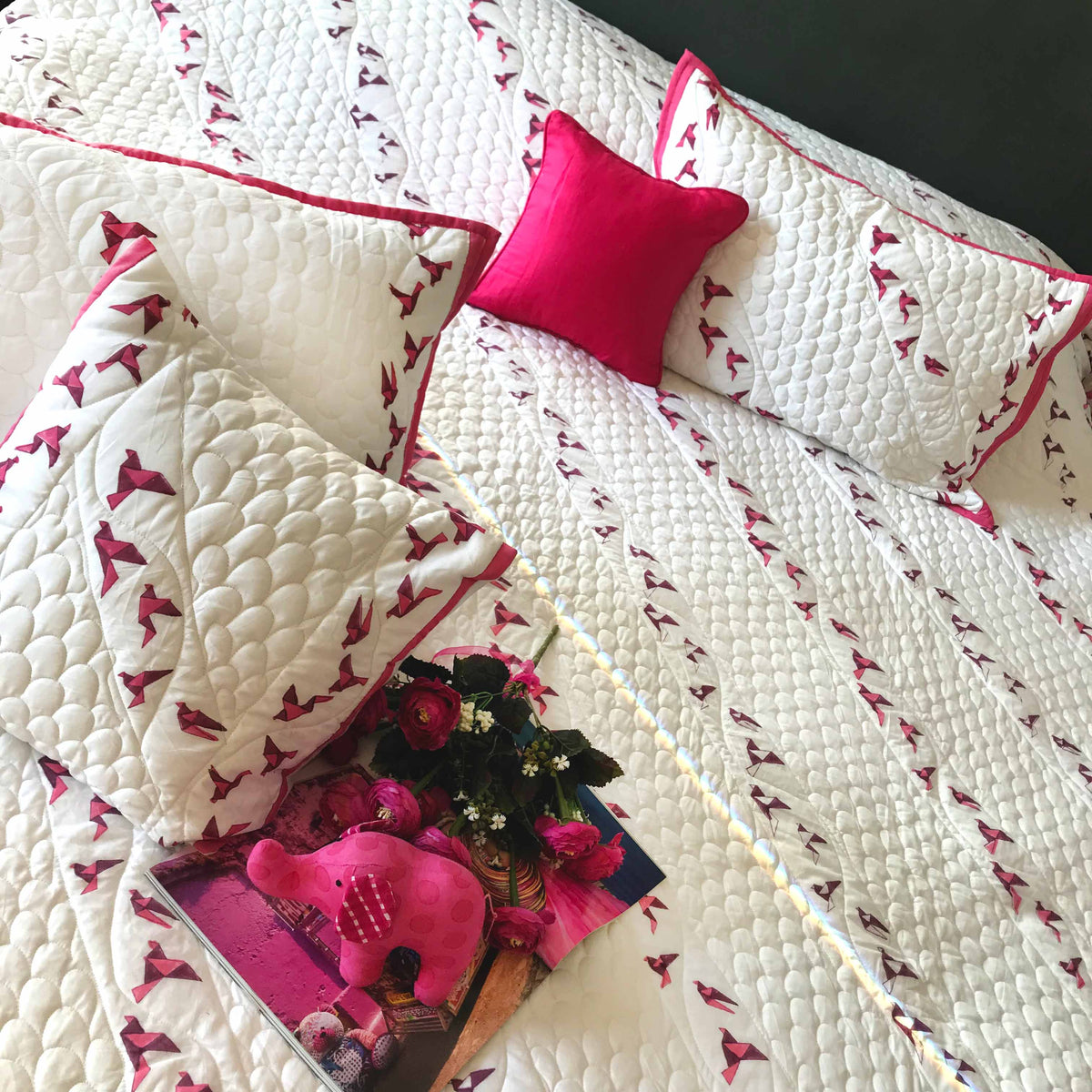 WILLEMINA WONDERFUL WORLD 6 PIECE QUILTED BEDCOVER SET