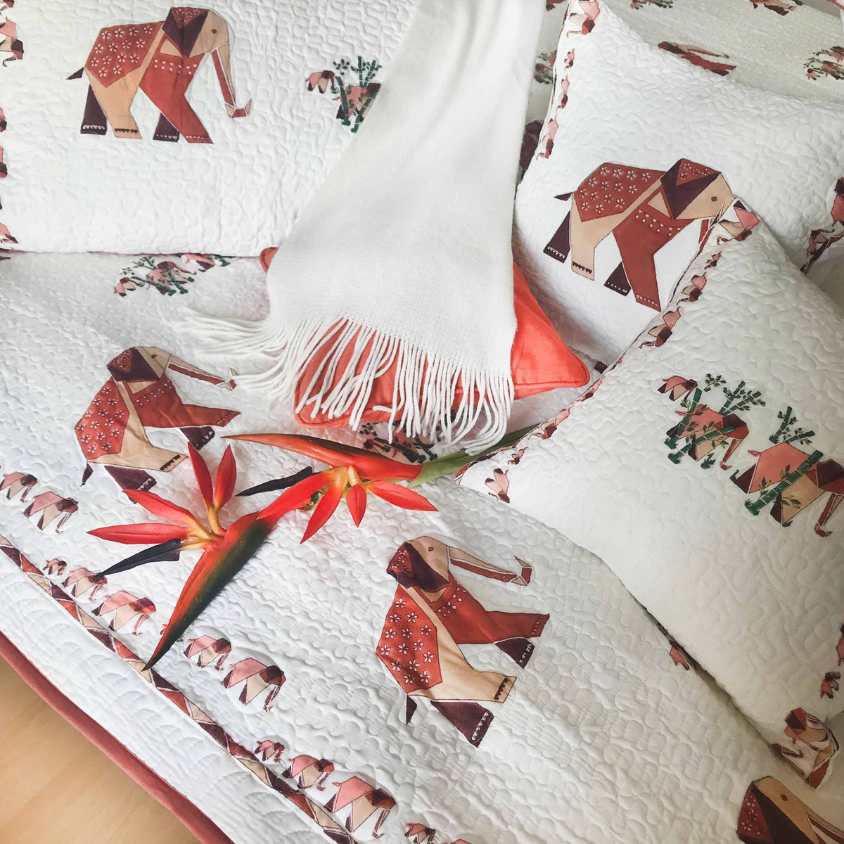 WILLIS WONDERFUL WORLD 6 PIECE QUILTED BEDCOVER SET