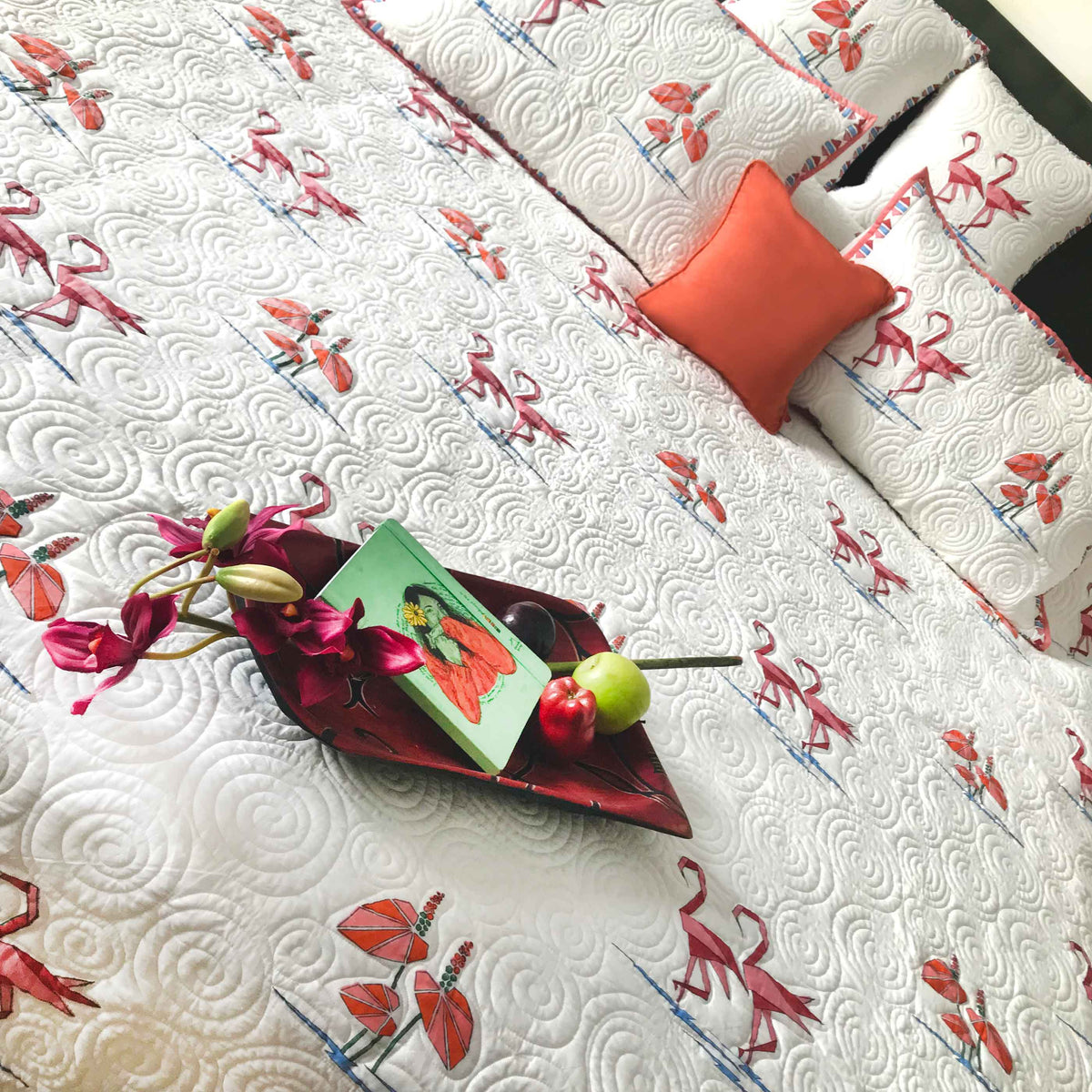 WILMA WONDERFUL WORLD 6 PIECE QUILTED BEDCOVER SET