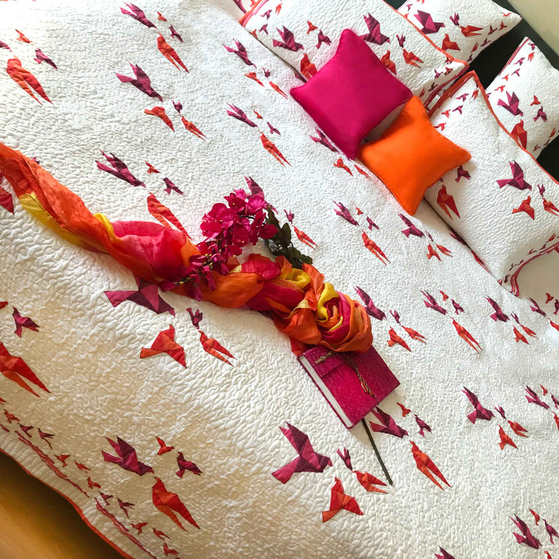 WINSLET WONDERFUL WORLD 7 PIECE QUILTED BEDCOVER SET