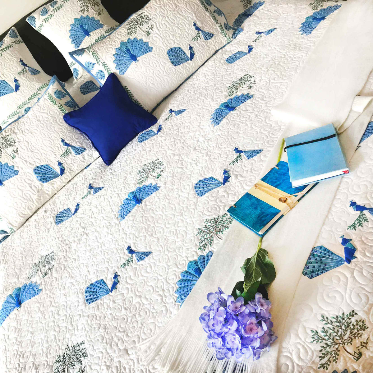 WINSTON WONDERFUL WORLD 6 PIECE QUILTED BEDCOVER SET