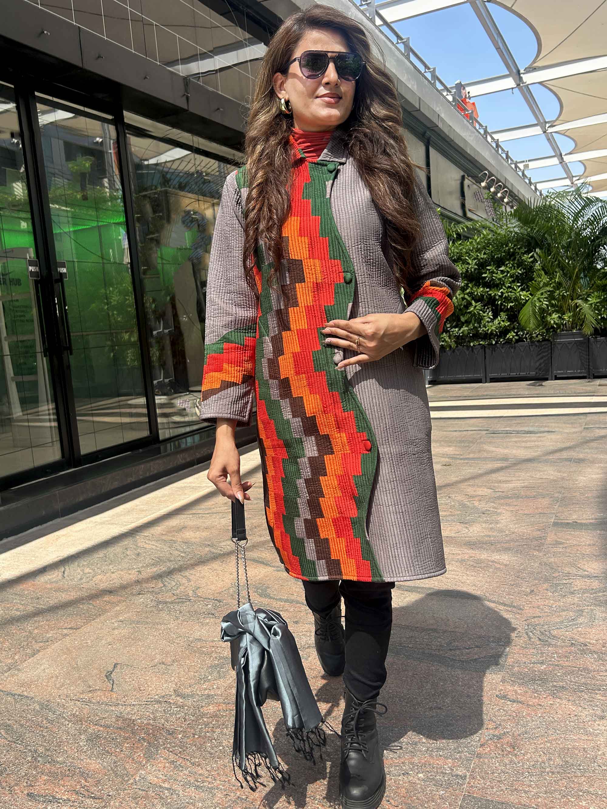 Winter Fashion Silk Quilted Jackets