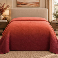 AARON NORTHERN LIGHTS - FESTIVE COLLECTION OMBRE QUILTED BEDCOVER SET
