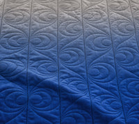 ANDY NORTHERN LIGHTS - FESTIVE COLLECTION OMBRE QUILTED BEDCOVER SET