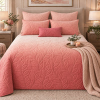 ANSEL NORTHERN LIGHTS - FESTIVE COLLECTION OMBRE QUILTED BEDCOVER SET