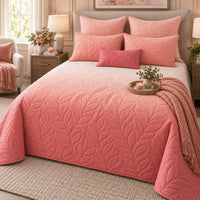 ANSEL NORTHERN LIGHTS - FESTIVE COLLECTION OMBRE QUILTED BEDCOVER SET