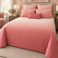 ANSEL NORTHERN LIGHTS - FESTIVE COLLECTION OMBRE QUILTED BEDCOVER SET