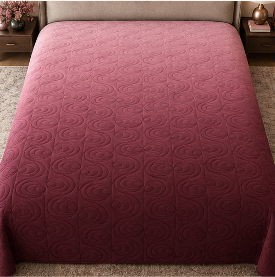 ARCHIE NORTHERN LIGHTS - FESTIVE COLLECTION OMBRE QUILTED BEDCOVER SET