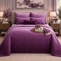 ASHTON NORTHERN LIGHTS - FESTIVE COLLECTION OMBRE QUILTED BEDCOVER SET