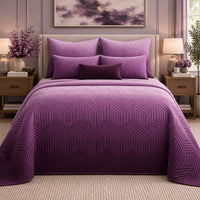ASHTON NORTHERN LIGHTS - FESTIVE COLLECTION OMBRE QUILTED BEDCOVER SET