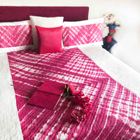 CELINE  COLOUR CASCADE SHIBORI SHABANG QUILTED BEDCOVER SET