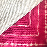 CELINE  COLOUR CASCADE SHIBORI SHABANG QUILTED BEDCOVER SET