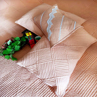 HARRIETT MEDITERRANEAN SERENITY PLEASANT PEACH QUILTED 6 PIECE BEDCOVER SET