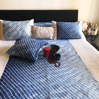 AZURINA SHIBORI SHABANG QUILTED BEDCOVER SET