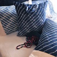 AZURINA SHIBORI SHABANG QUILTED BEDCOVER SET