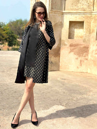 CHRISTIE ANSEL ADAMS INSPIRED BROCADE JACKET SET