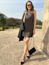 CHRISTIE ANSEL ADAMS INSPIRED BROCADE JACKET SET