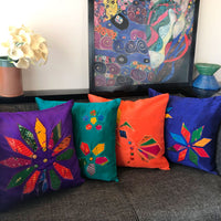 EVELYNN SALZBURG SPRING APPLIQUE CUSHION COVER SET