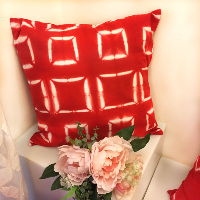 VICKY LOVE ALWAYS SHIBORI SHABANG CUSHION COVER SET